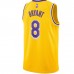 Los Angeles Lakers Bryant Nike 2023 Men Swingman Icon Edition Jersey Gold
