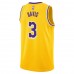 Los Angeles Lakers Davis Nike 2023 Men Swingman Icon Edition Jersey Gold