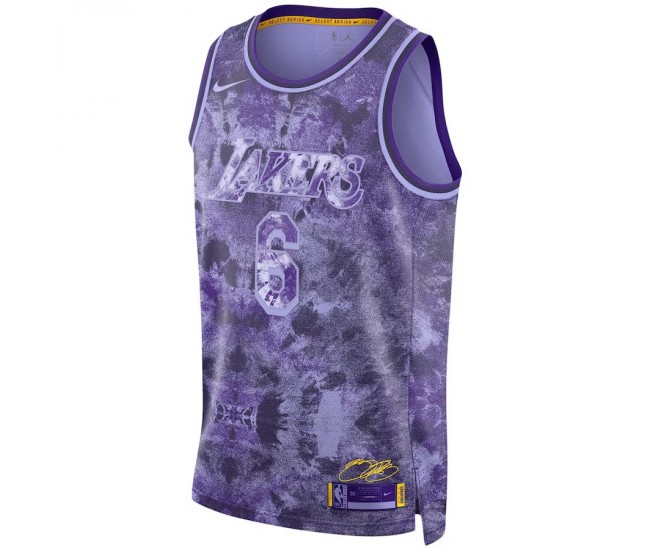 Los Angeles Lakers Lebron James Nike 2023 Men Swingman Select Series Jersey Purple