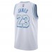 Los Angeles Lakers James Nike 2023 Men Swingman City Edition Jersey White