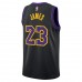 Los Angeles Lakers James Nike 2023 Men Swingman City Edition Jersey Black