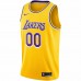 Los Angeles Lakers Men's Nike Gold Custom Swingman Jersey - Icon Edition