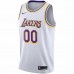 Los Angeles Lakers Men's Nike White 2020/21 Swingman Custom Jersey - Association Edition
