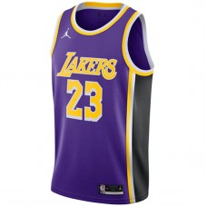 Los Angeles Lakers Lebron James Jordan 2023 Men Swingman Statement Edition Jersey Purple