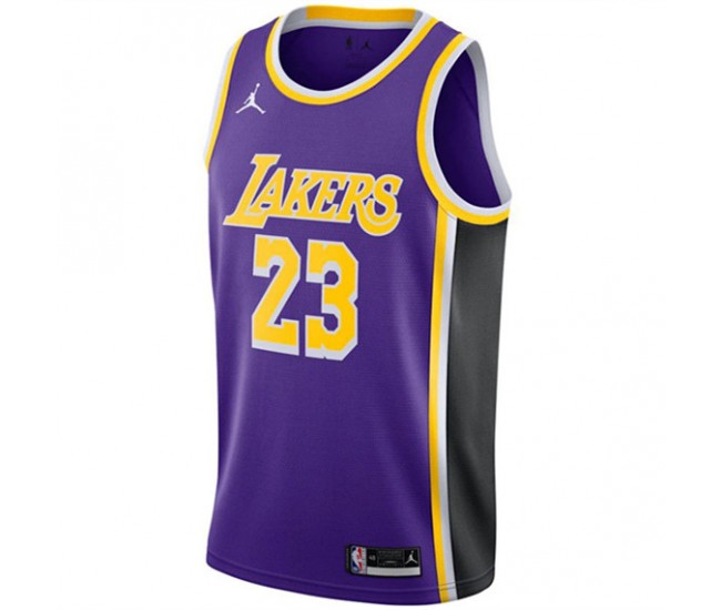 Los Angeles Lakers Lebron James Jordan 2023 Men Swingman Statement Edition Jersey Purple