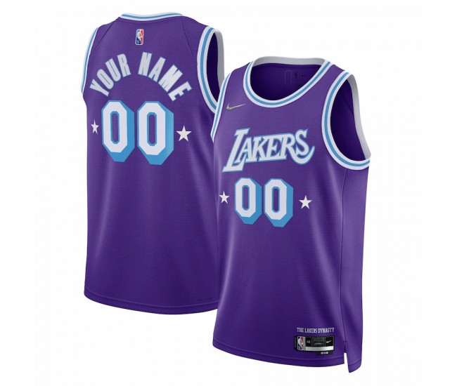Los Angeles Lakers Men's Nike Purple 2021/22 Swingman Custom Jersey - City Edition