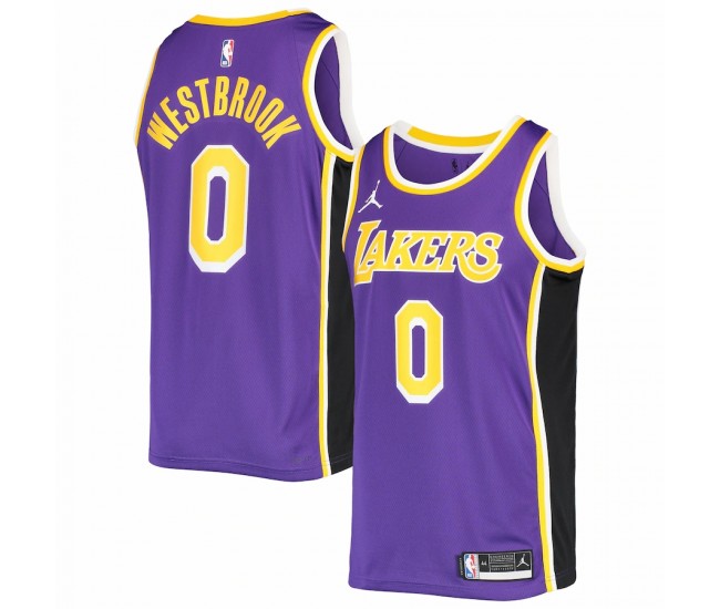 Los Angeles Lakers Russell Westbrook Men's Jordan Brand Purple 2021/22 Swingman Jersey - Statement Edition