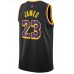Los Angeles Lakers James Nike 2023 Men Swingman Earned Edition Jersey Black