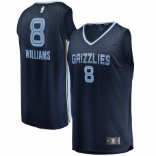 Memphis Grizzlies Men's Fanatics Branded Navy Ziaire Williams Fast Break Replica Jersey - Icon Edition