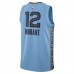 Memphis Grizzlies Morant Jordan 2023 Men Swingman Statement Edition Jersey Blue