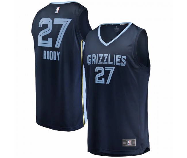 Memphis Grizzlies David Roddy Men's Fanatics Branded Navy 2022 NBA First Round Pick Fast Break Replica Jersey - Icon Edition