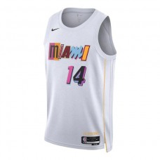 Miami Heat Herro Nike 2023 Men Swingman City Edition Jersey White