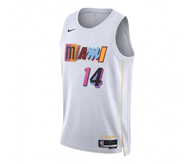 Miami Heat Herro Nike 2023 Men Swingman City Edition Jersey White