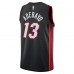 Miami Heat Adebayo Nike 2023 Men Swingman Icon Edition Jersey Black