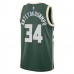 Milwaukee Bucks Antetokounmpo Nike 2023 Men Swingman Icon Edition Jersey Green