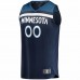 Minnesota Timberwolves Men's Fanatics Branded Navy Fast Break Custom Replica Jersey - Icon Edition