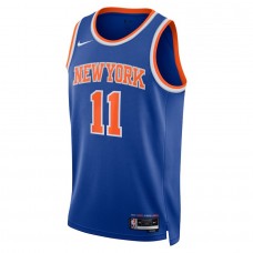 New York Knicks Brunson Nike 2023 Men Swingman Icon Edition Jersey Blue