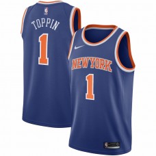 New York Knicks Obi Toppin Men's Nike Royal 2020 NBA Draft First Round Pick Swingman Jersey - Icon Edition