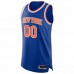 New York Knicks Men's Nike Blue 2021/22 Diamond Swingman Authentic Custom Jersey - Icon Edition