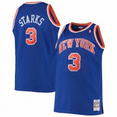 Men's John Starks New York Knicks Mitchell & Ness Blue Big & Tall Hardwood Classics Swingman Jersey