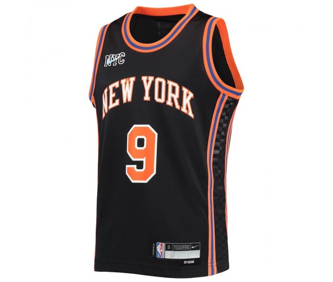 New York Knicks Barrett Nike 2023 Men Swingman City Edition Jersey Black