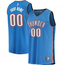 Oklahoma City Thunder Men's Fanatics Branded Blue 2019/20 Fast Break Custom Replica Jersey - Icon Edition