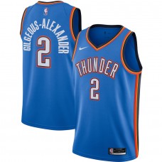 Oklahoma City Thunder Shai Gilgeous-Alexander Men's Nike Blue 2020/21 Swingman Jersey - Icon Edition