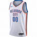 Oklahoma City Thunder Men's Nike White 2020/21 Swingman Custom Jersey - Association Edition