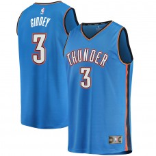 Oklahoma City Thunder Josh Giddey Men's Fanatics Branded Blue 2021/22 Fast Break Replica Jersey - Icon Edition