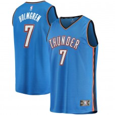 Oklahoma City Thunder Chet Holmgren Men's Fanatics Branded Blue 2022 NBA Draft First Round Pick Fast Break Replica Jersey - Icon Edition