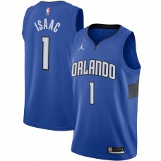 Orlando Magic Jonathan Isaac Men's Jordan Brand Blue 2020/21 Swingman Jersey - Statement Edition
