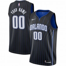 Orlando Magic Men's Nike Black 2020/21 Swingman Custom Jersey - Icon Edition