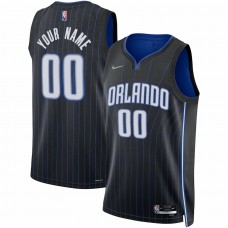 Orlando Magic Men's Nike Black 2021/22 Diamond Swingman Custom Jersey - Icon Edition