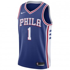 Philadelphia 76ers Harden Nike 2023 Men Swingman Jersey Icon Edition Blue