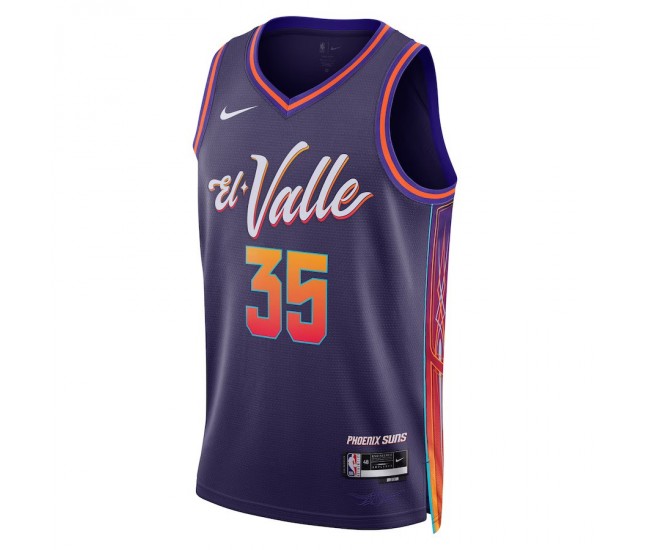 Phoenix Suns Durant Nike 2023 Men Swingman City Edition Jersey Purple