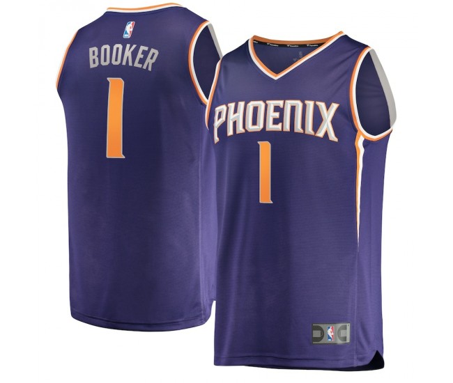Phoenix Suns Devin Booker Men's Fanatics Branded Purple Fast Break Replica Jersey - Icon Edition