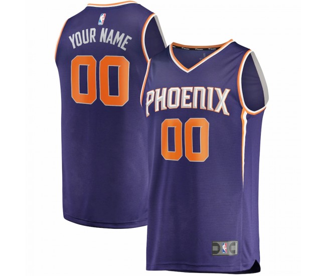 Phoenix Suns Men's Fanatics Branded Purple Fast Break Custom Replica Jersey - Icon Edition