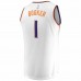 Phoenix Suns Devin Booker Men's Fanatics Branded White 2020/21 Fast Break Replica Player Jersey - Association Edition