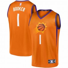 Phoenix Suns Devin Booker Men's Fanatics Branded Orange Fast Break Team Replica Jersey - Statement Edition