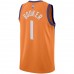 Phoenix Suns Booker Jordan 2023 Men Swingman Statement Edition Jersey Orange