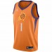 Phoenix Suns Devin Booker Men's Jordan Brand Orange 2020/21 Swingman Jersey - Statement Edition