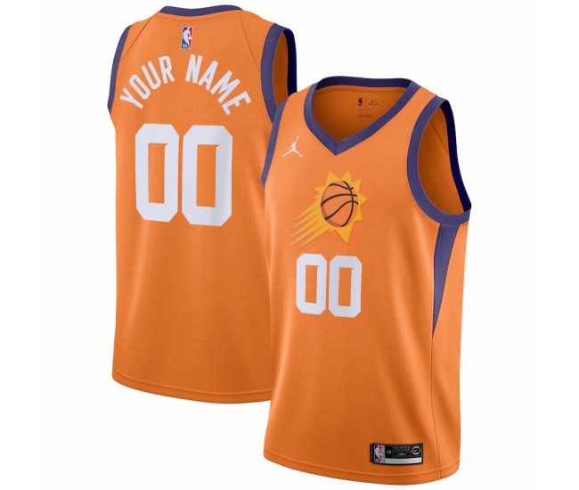 Phoenix Suns Men's Jordan Brand Orange Swingman Custom Jersey - Statement Edition