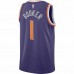 Phoenix Suns Devin Booker Men's Nike Purple 2020/21 Swingman Jersey - Icon Edition
