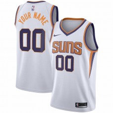 Phoenix Suns Men's Nike White 2020/21 Swingman Custom Jersey - Association Edition