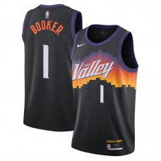 Phoenix Suns Booker Nike 2023 Men Swingman City Edition Jersey Black