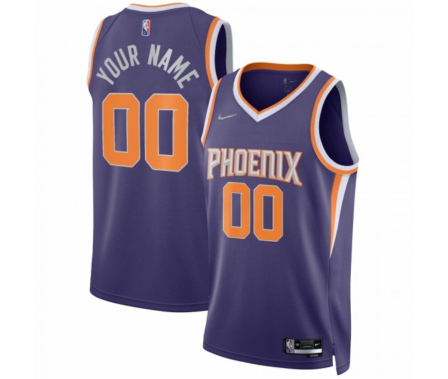 Phoenix Suns Men's Nike Purple 2021/22 Diamond Swingman Custom Jersey - Icon Edition
