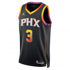 Phoenix Suns Paul Jordan 2023 Men Swingman Statement Edition Jersey Black