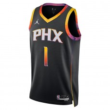 Phoenix Suns Booker Jordan 2023 Men Swingman Statement Edition Jersey Black 