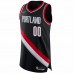  Portland Trail Blazers Men's Nike Black 2021/22 Diamond Swingman Authentic Custom Jersey - Icon Edition