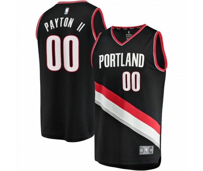 Portland Trail Blazers Gary Payton II Men's Fanatics Branded Black Fast Break Replica Jersey - Icon Edition